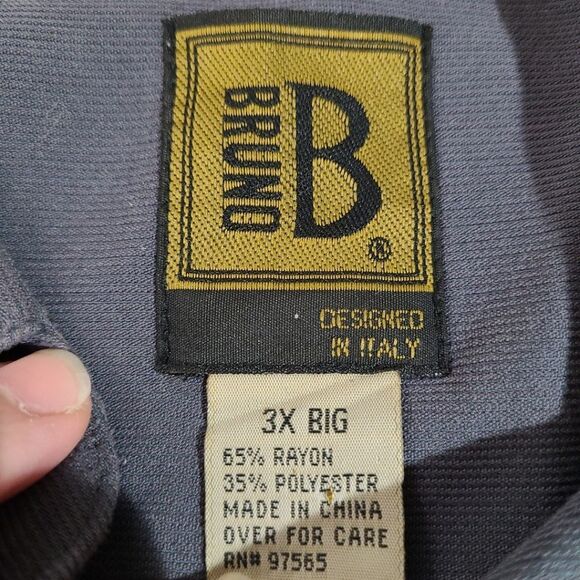 Bruno Men's Button‎ Up Shirt 3x - Picture 6 of 7